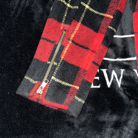 FOREVER 21 red and black plaid blazer jacket ❤️🖤 - Picture 8 of 8